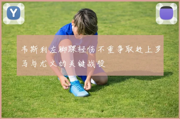韦斯利左脚踝轻伤不重争取赶上罗马与尤文的关键战役